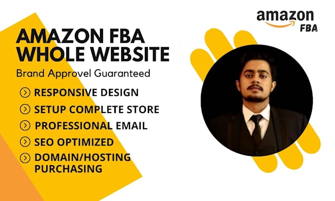 build amazon fba wholesale website for brand approvals