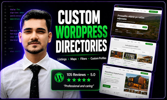 build a custom wordpress directory or local business listing website