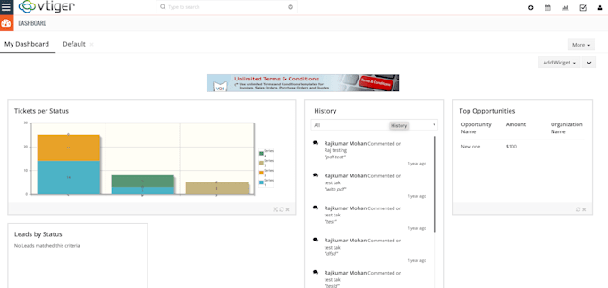 do customize your vtiger, suite CRM