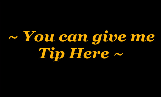appreciate and receive a tip