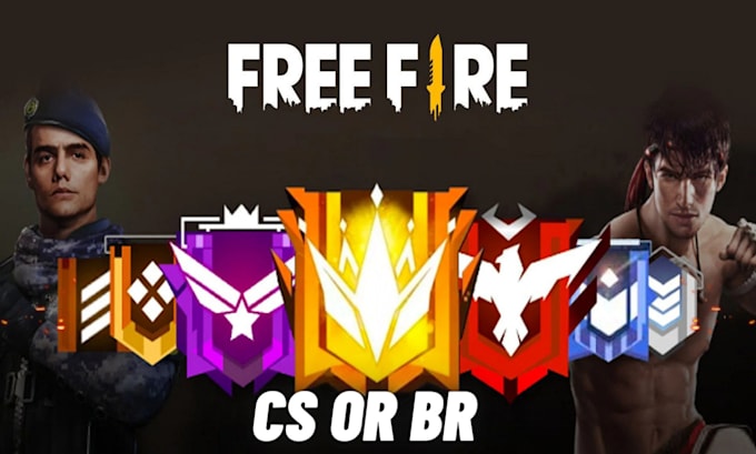 push your rank in free fire , cs or br rank push