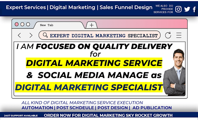 be your digital marketing specialist for digital marketing services