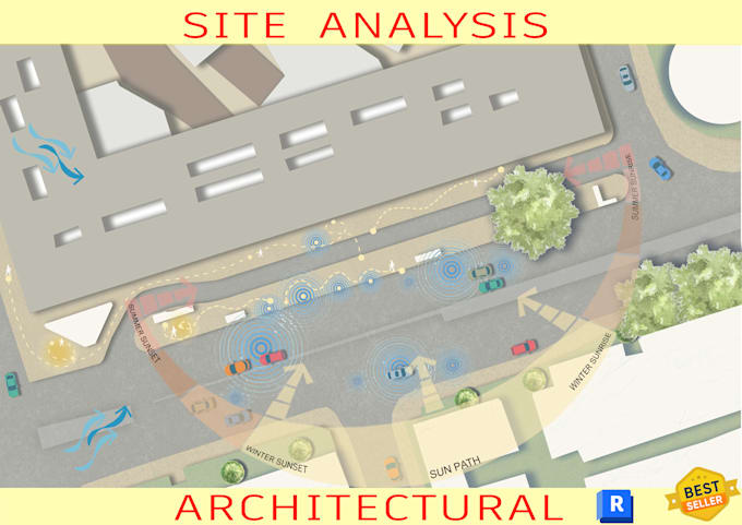 for your projects I create an architectural site analysis