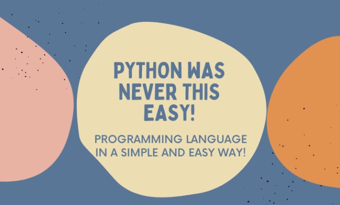 Help you learn python in the most easiest way by Nia_ai | Fiverr