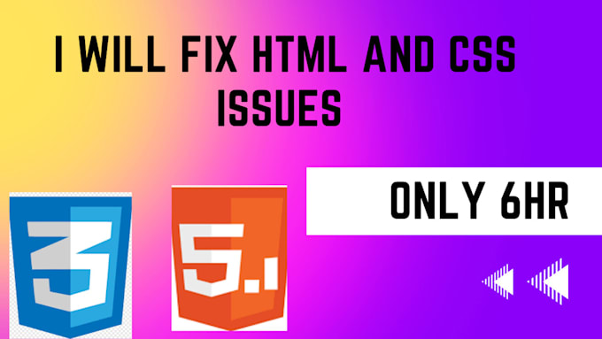 Fix html, and css issues and make a template by Misbah88 | Fiverr