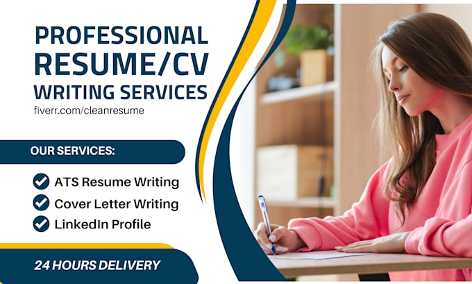provide professional resume writing, cover letter writing, and linkedin service