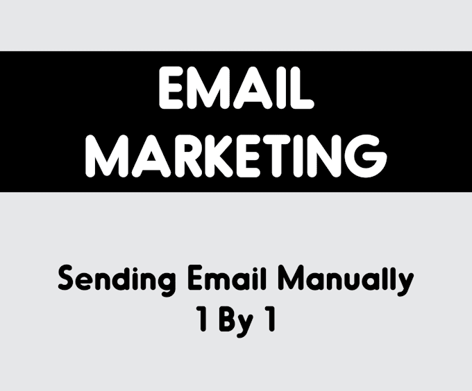 send 1000 emails manually one by one