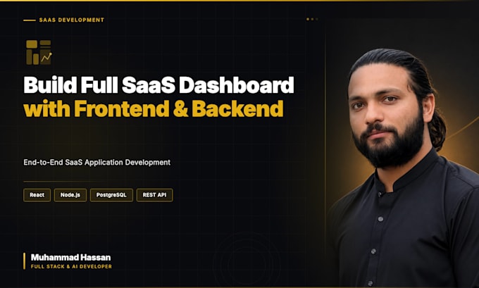 build full saas dashboard with frontend and backend