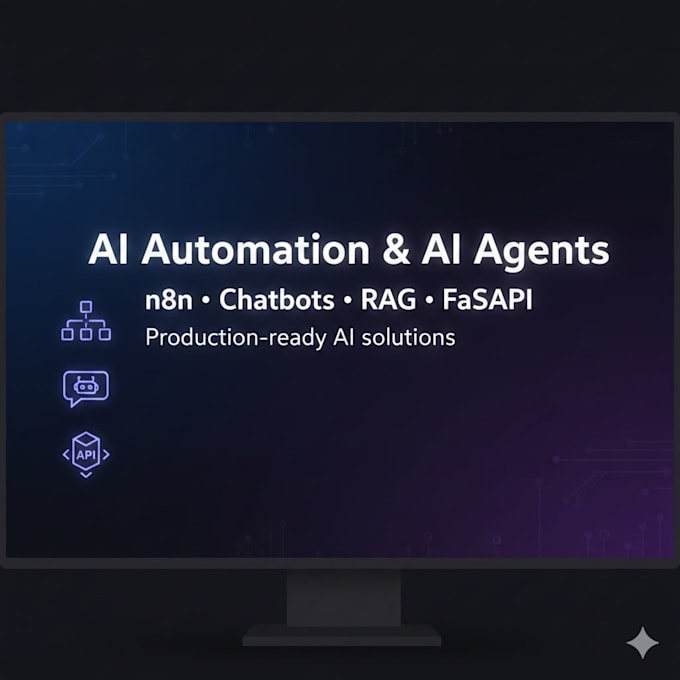 build ai automation, n8n workflows, ai agents, rag systems