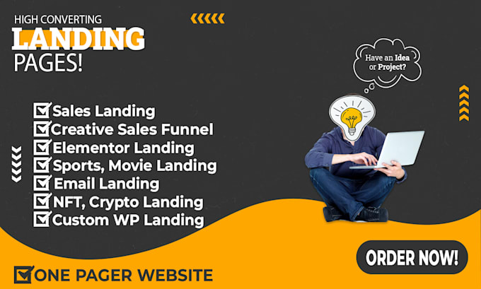 design landing page and edit sales landing pages, static HTML5 or wordpress