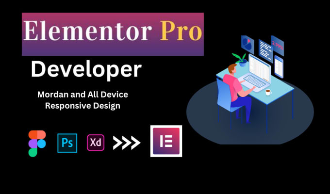 design wordpress langing page elementor or elementor pro