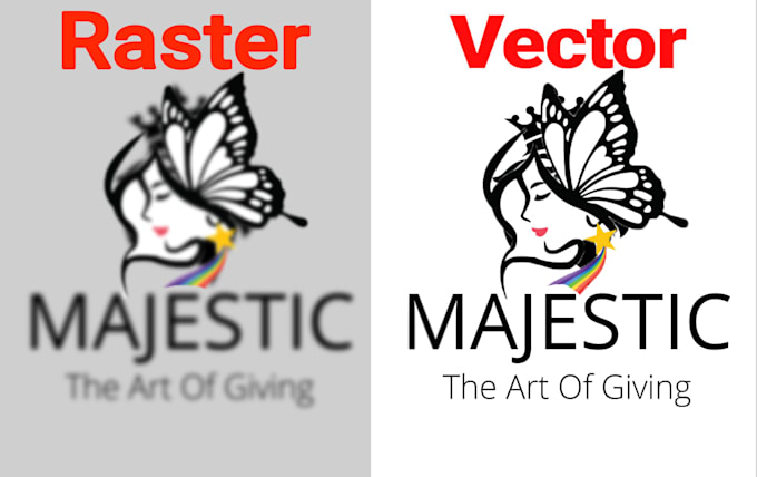 vectorize the image, convert it to vector or redraw any logo