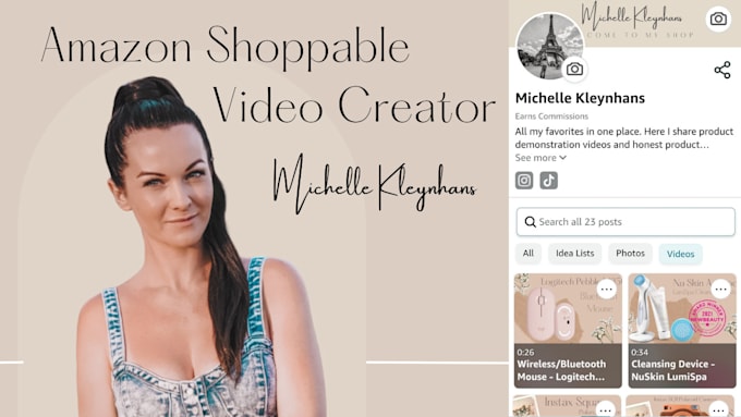 post a shoppable video on my US amazon influencer storefront
