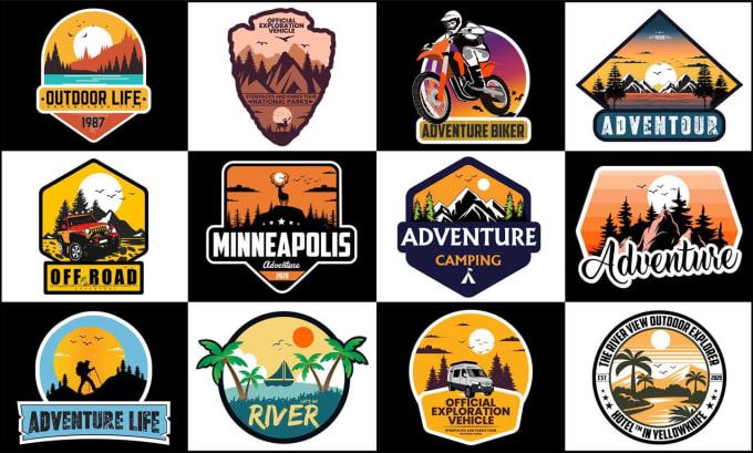 design adventure vintage logo