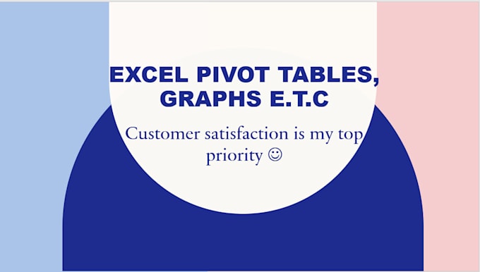 Perform data entry in excel and create graphs along with pivot tables ...