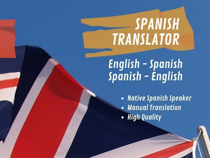 Translate from spanish to english by Vercycoral Fiverr