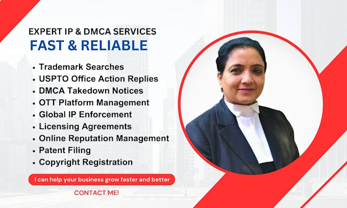 be your expert intellectual property and dmca advisory