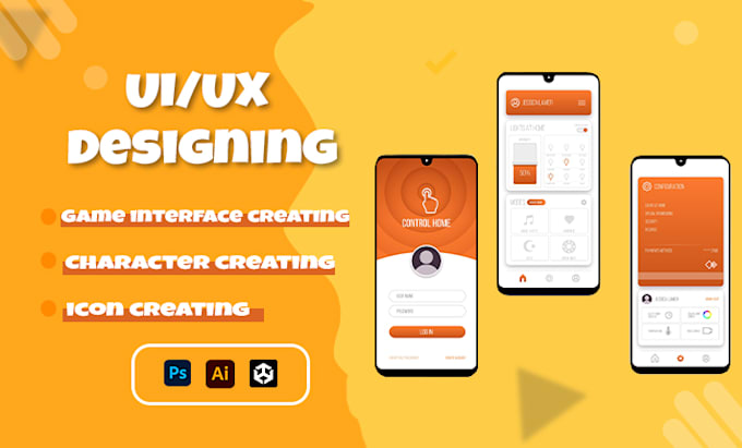 Design creative game ui and ux with complete game design by Mudassar_36 ...