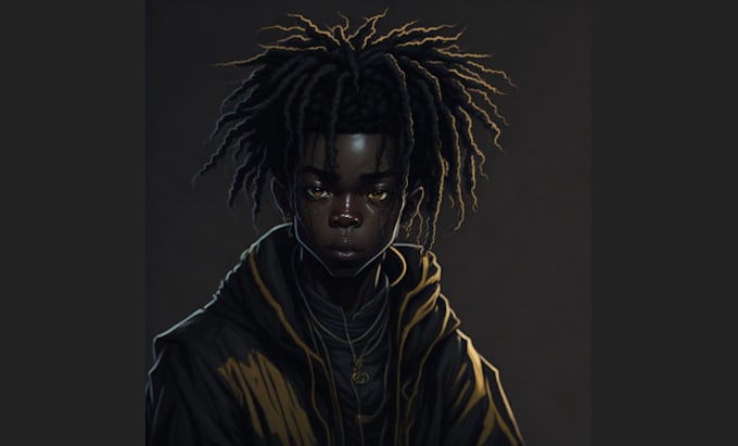 create your anime album art fast for lofi, hiphop rap emo