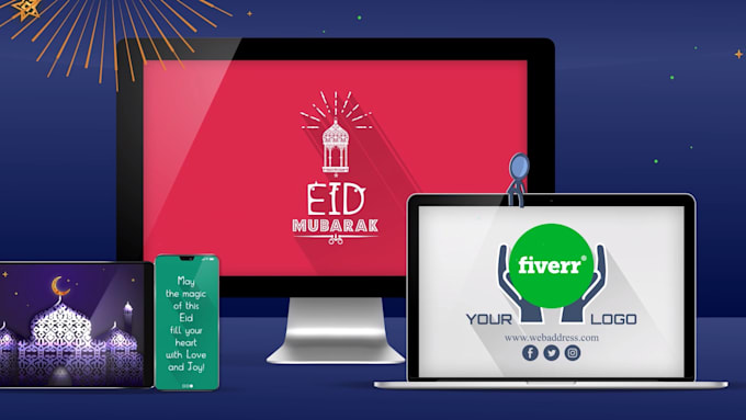 do creative ramadan greeting for your business