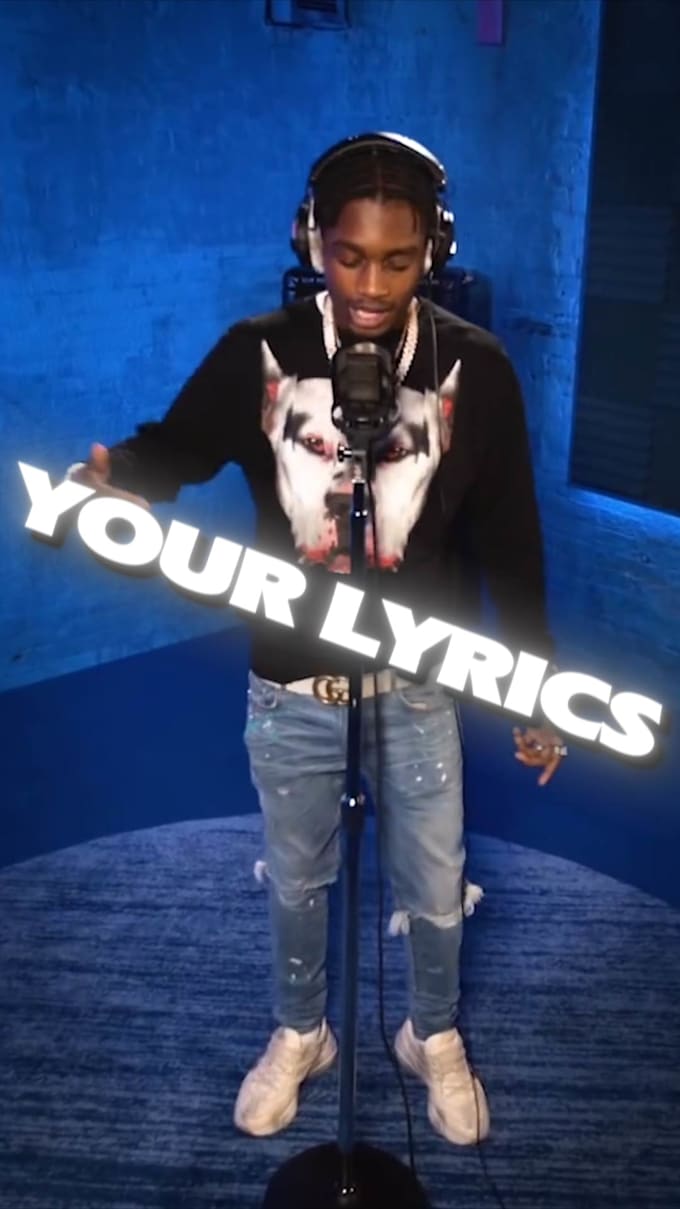 Make a custom lyrics edit for tiktok, reels, shorts by Maxknapen Fiverr