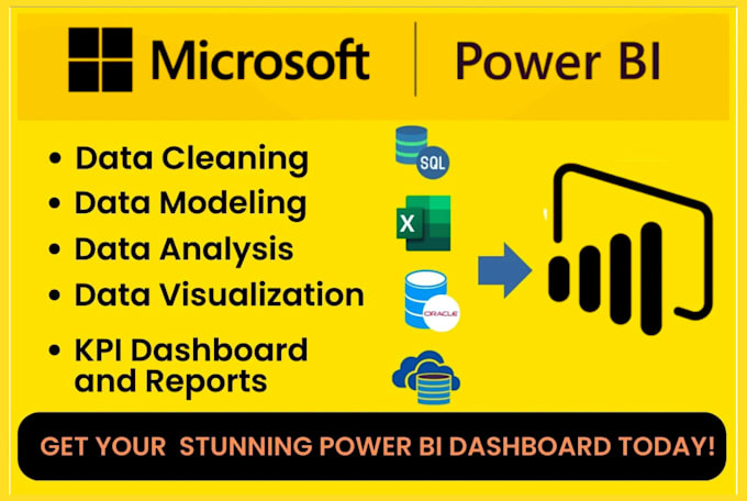 Create powerful dashboards excel power bi and data analyst expertise by ...