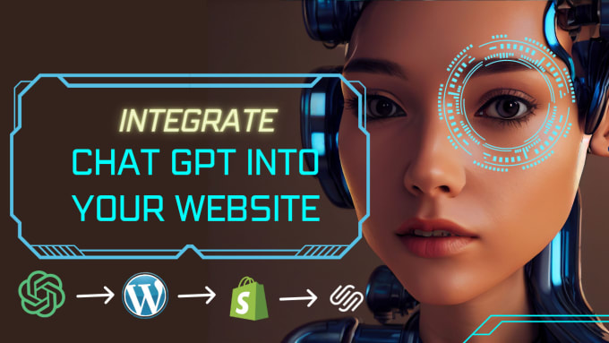 integrate chat gpt API into wordpress, squarespace and shopify website