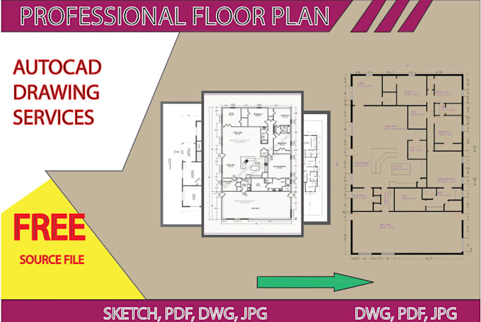 design a black and white 2d floor plan within 4 hours