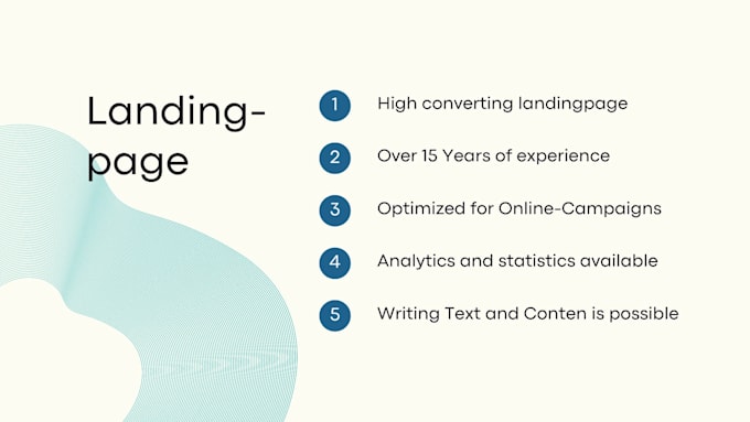 Develop a modern and high converting landing page by Techyap22 | Fiverr