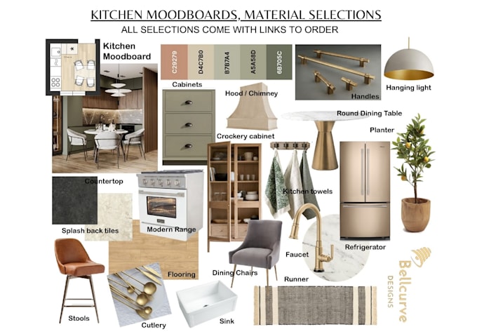 plan and design a kitchen and breakfast nook for your home