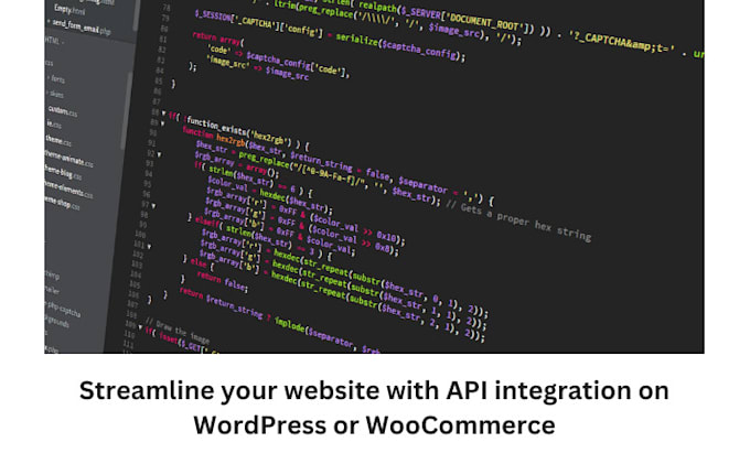 custom API integration for your wordpress or woocommerce website