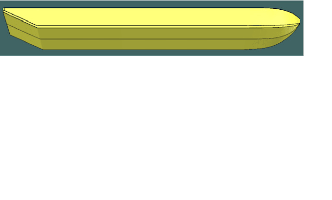 3d model hullform of ship