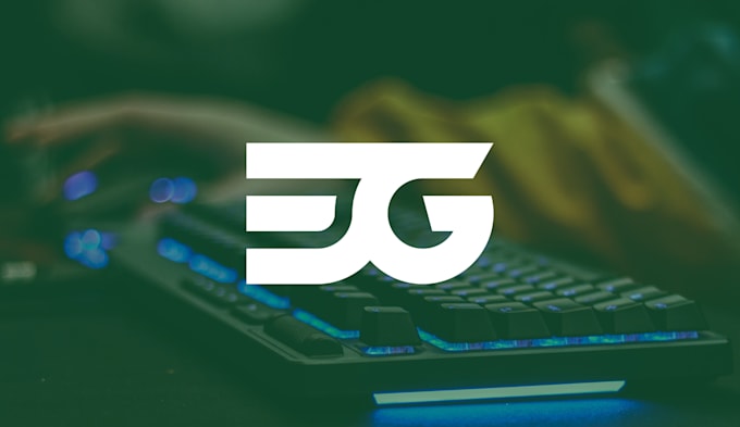 design minimalistic lettermark gaming logo