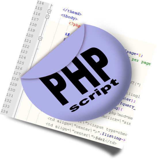 create custom php script
