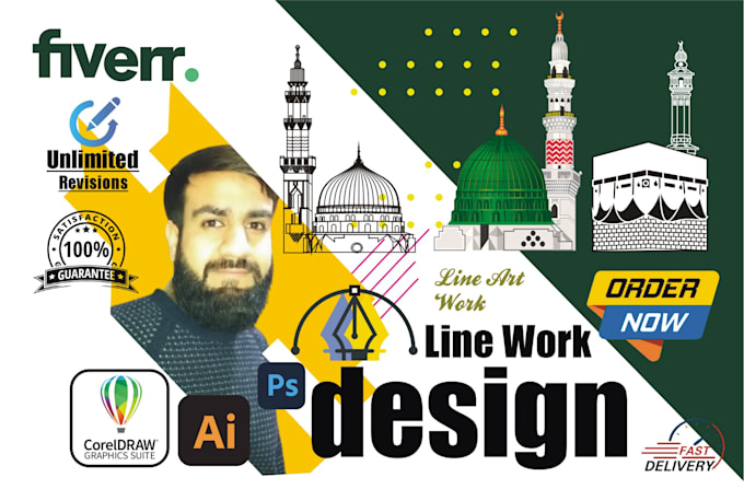 create custom vector art and line drawings