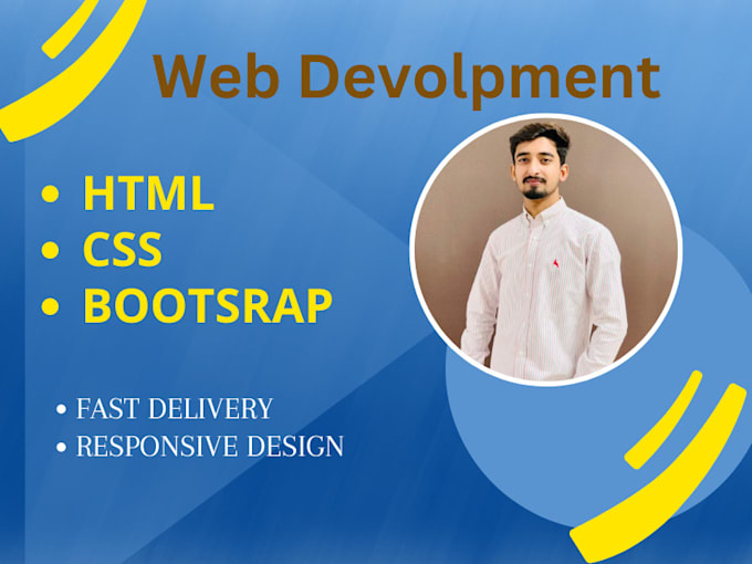 Create front end website using html css bootstrap by Mohsinch145 | Fiverr