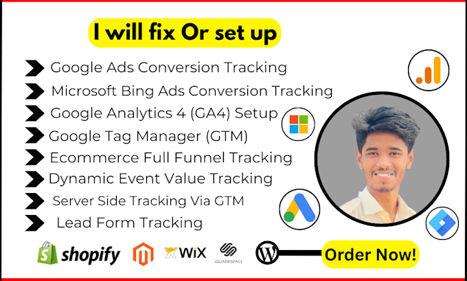 do google ads enhance conversion tracking setup via tag manager, bing ads track