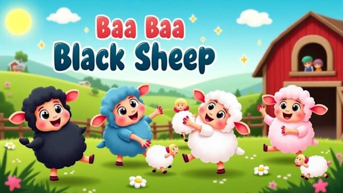 create 3d nursery rhymes for kids, 3d cartoons rhymes