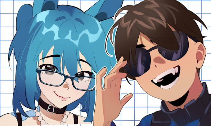 draw anime portrait or orginal character avatar for you pfp