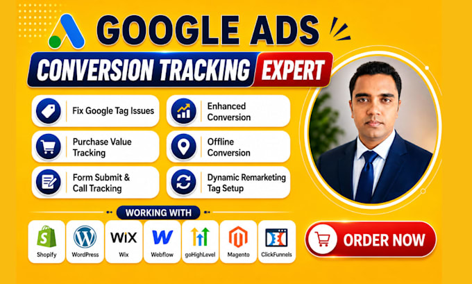 setup google ads enhanced conversion tracking,gtm for wordpress,shopify,wix
