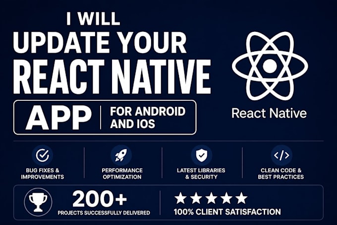 fix errors and also update your react native or flutter app