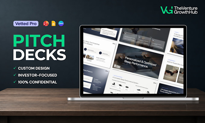 write and design your investor ready pitch deck presentation