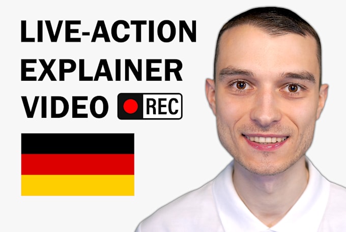 create a german live action explainer video for your company