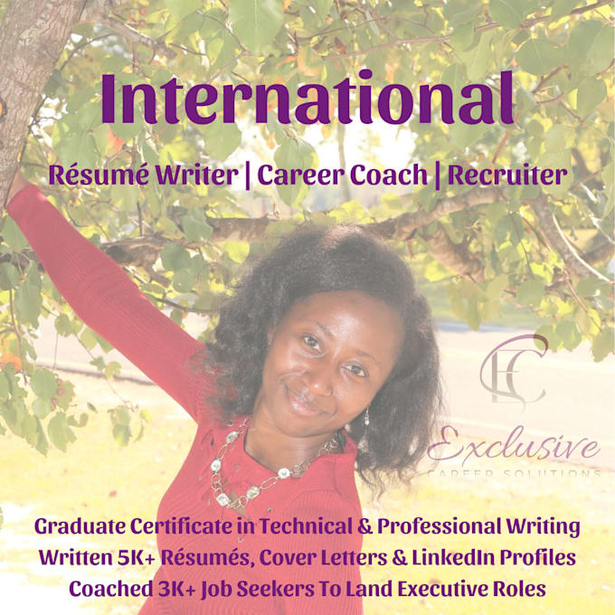write your resume, cover letter and linkedin profile