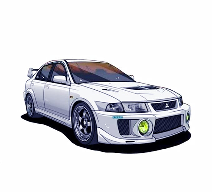 draw your photo awesome car portrait
