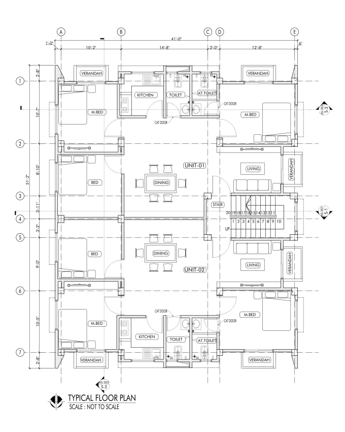 Design autocad 2d floor plan and architectural drawing by Cgi_shofik ...