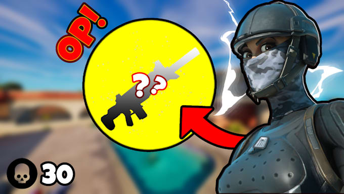 make a fortnite thumbnail