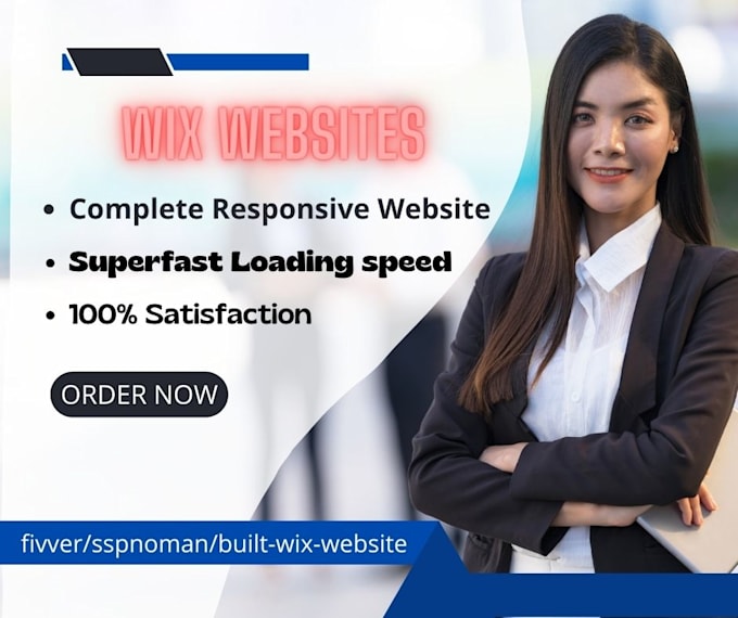 built wix website, redesign wix