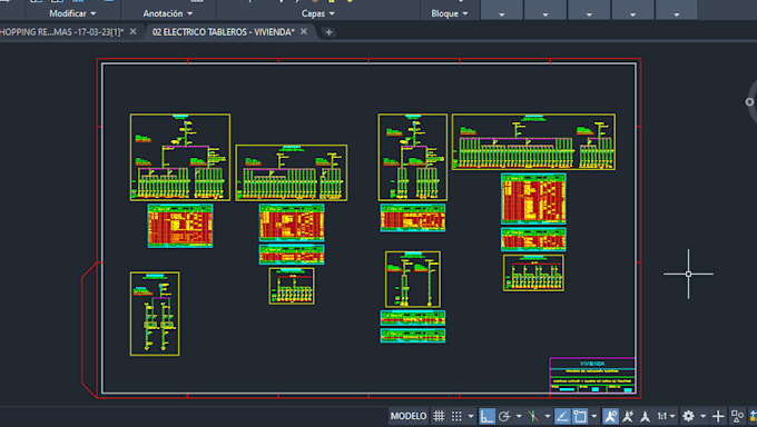 Do electrical projects in autocad, locations, ducts, boards by ...