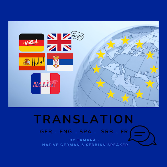 Translate into 5 languages as native german speaker by Tamaracontent